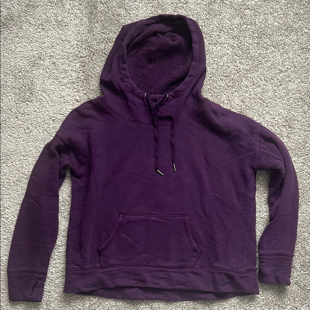 Reebok Purple Hoodie Sweater